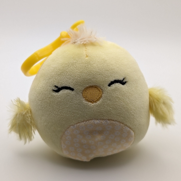 Aimee the yellow chick squishmallow clip - Picture 1 of 4